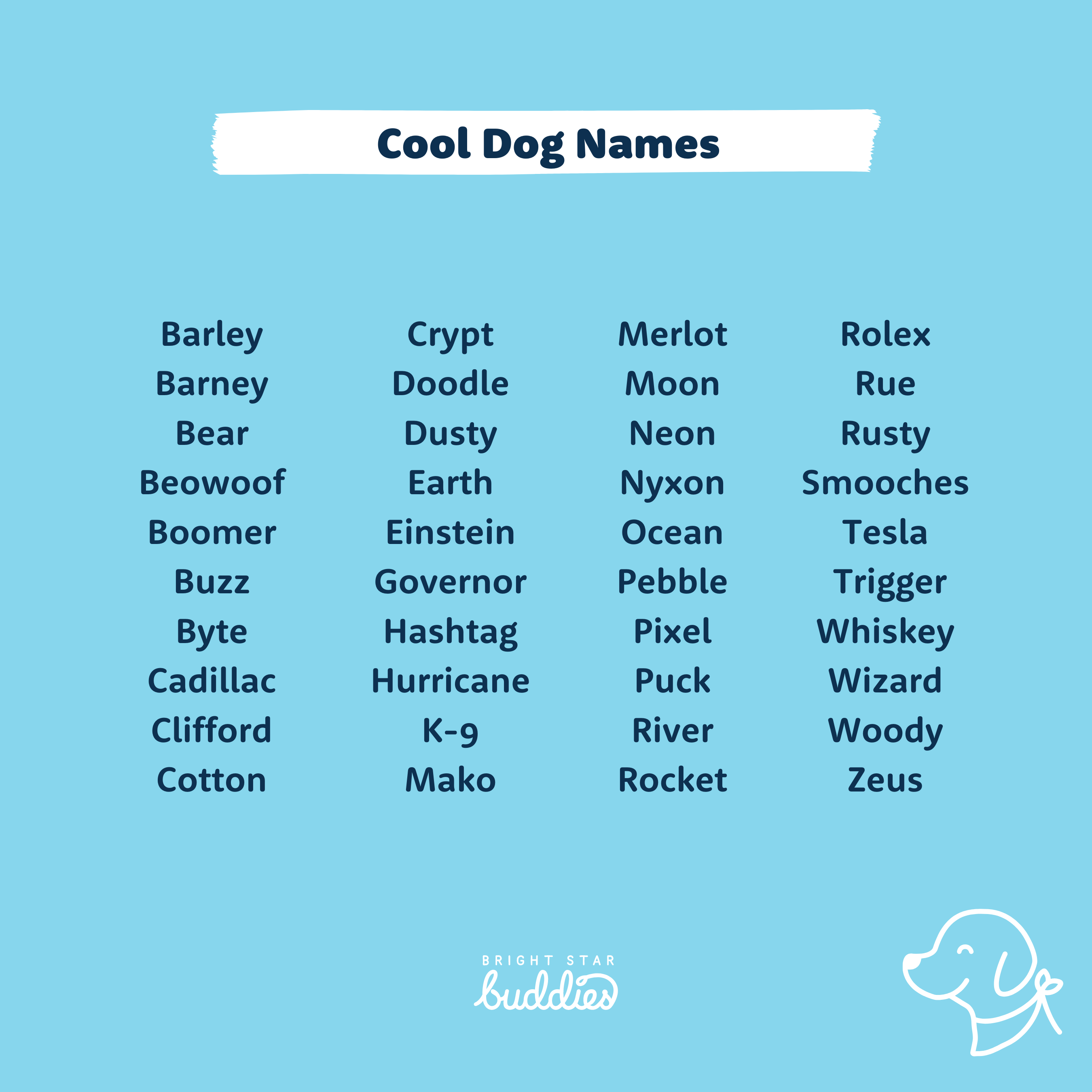 Cute Dog Names