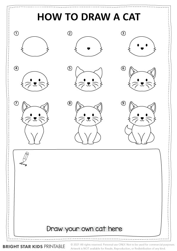 Kids Drawing Cat Stock Vector (Royalty Free) 46829812 | Shutterstock-saigonsouth.com.vn