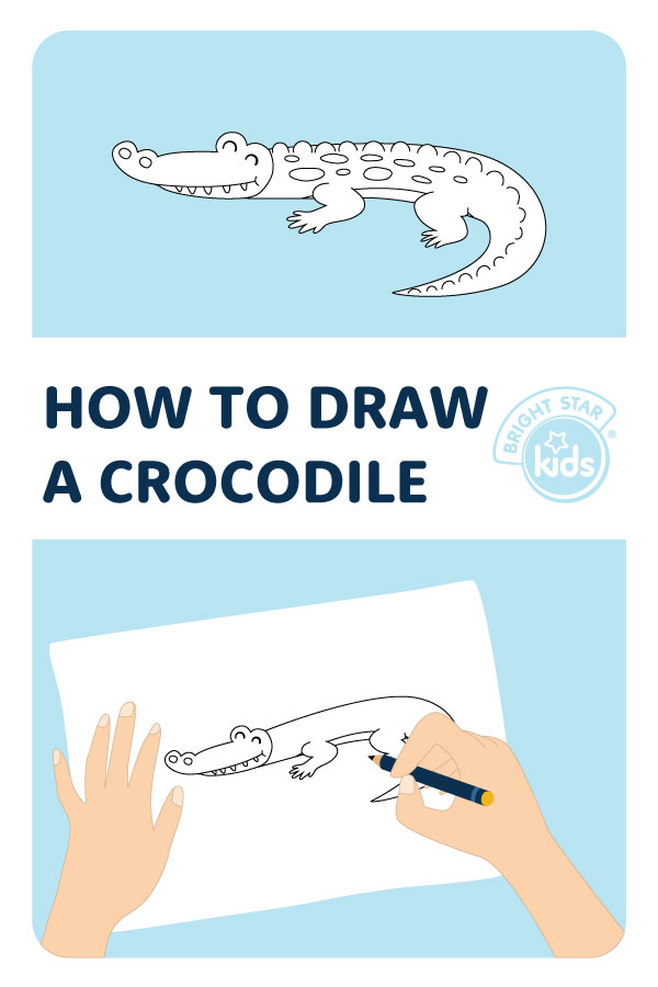 How To Draw A Crocodile How To Draw A Crocodile