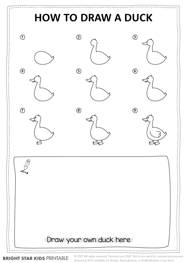 How To Draw A Duck